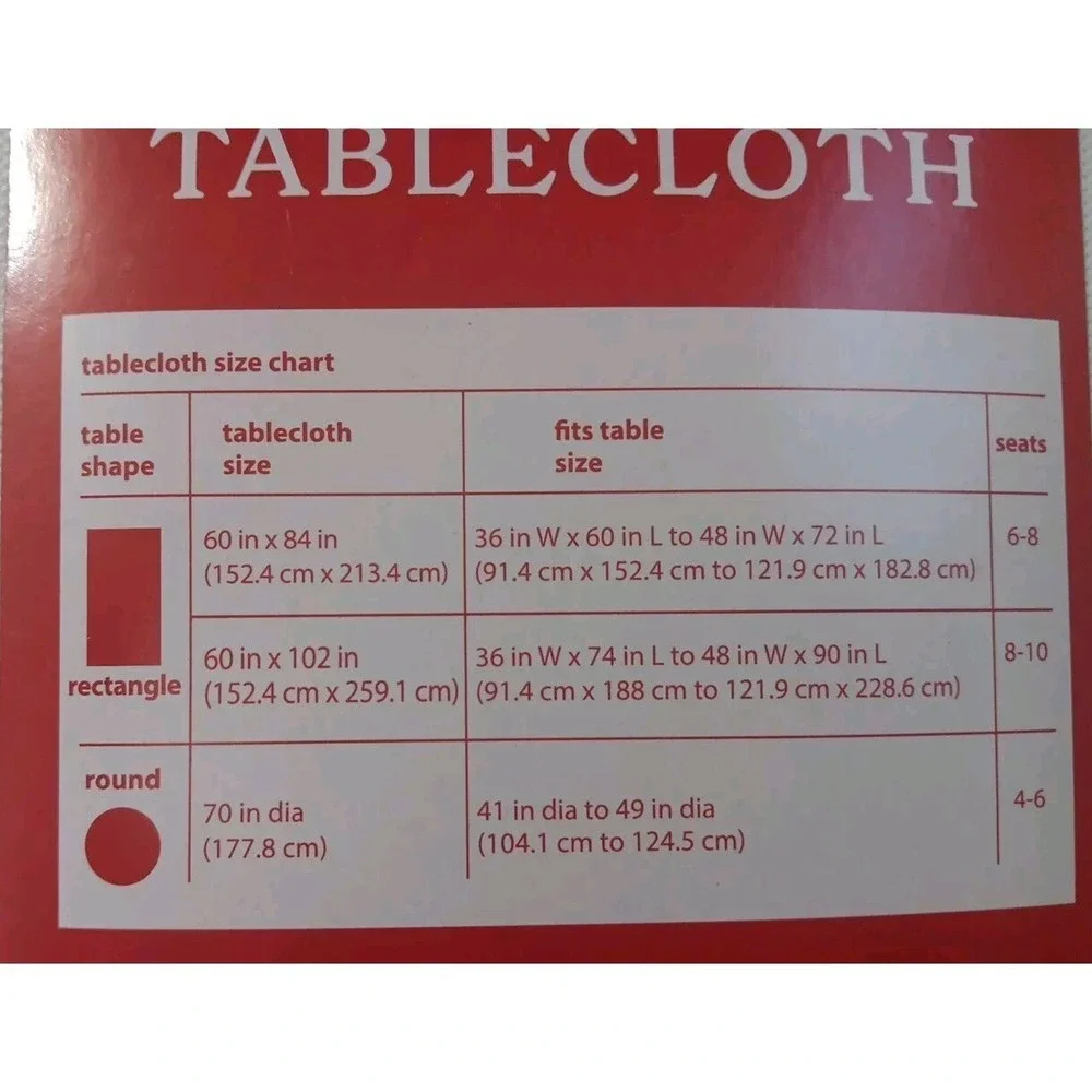 Peva Tablecloth 70
